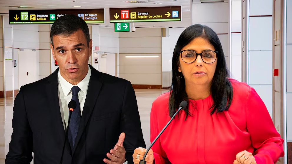 Sánchez se contradice al referirse a Delcy Rodríguez: el Gobierno defendió que podía reunirse con “personas sancionadas” por la UE