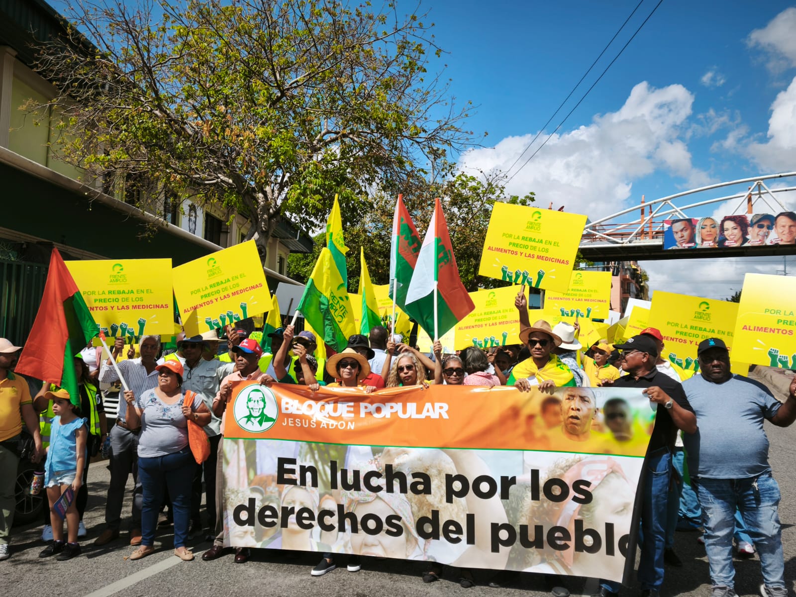 Frente Amplio y Bloque Popular convocan caminata-protesta en San Cristóbal