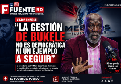 Víctor Enrique: “La gestión de Bukele no es democrática ni un ejemplo a seguir”