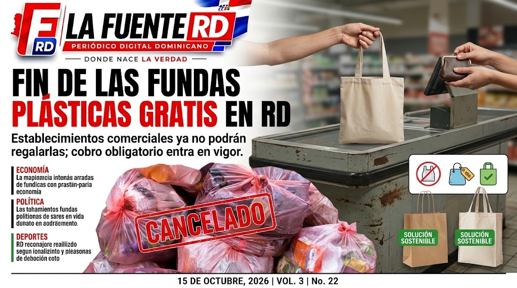 La promulgación de la ley estableció un plazo seis a 12 meses, contados a partir de ese 15 de diciembre, para que quede totalmente prohibida a los establecimientos comerciales la entrega gratuita de bolsas o fundas plásticas de un solo uso.