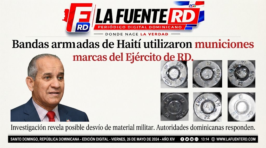 El hallazgo de municiones dominicanas en poder de bandas haitianas revive el escándalo que sacudió a la Policía tras detectarse la sustracción de miles de cartuchos de sus depósitos