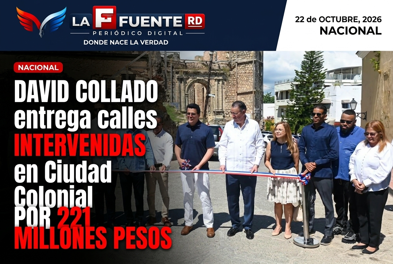 l ministro Collado dijo que las obras que se entregan este lunes es parte de una intervención integral orientada a la mejora de la infraestructura urbana, la movilidad peatonal y vehicular, así como la recuperación patrimonial del entorno.