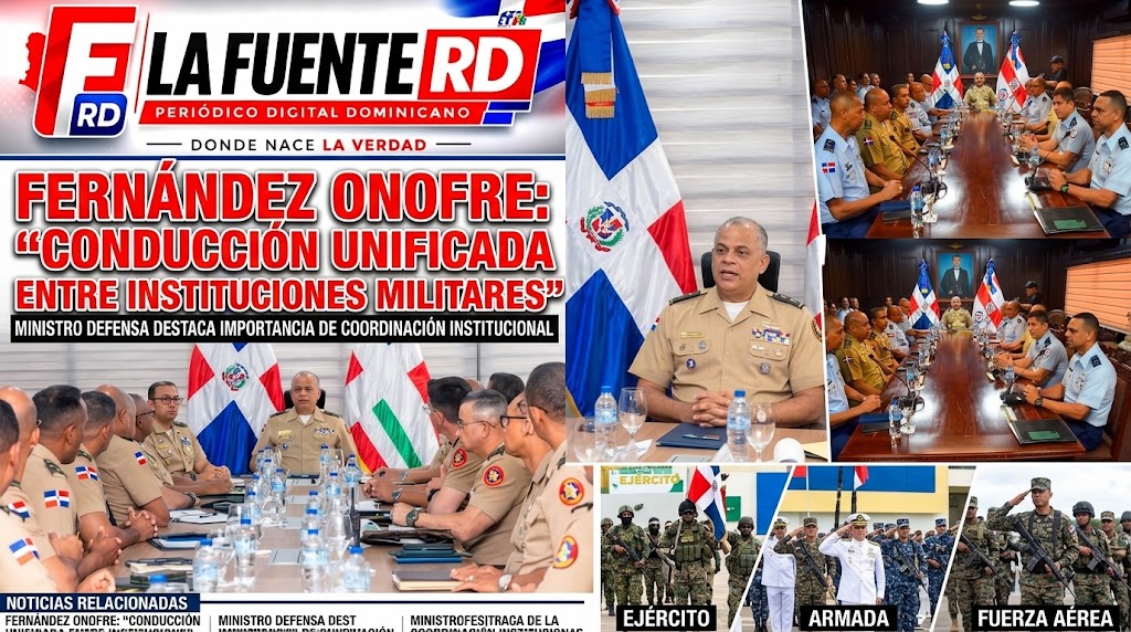 El ministro Fernández Onofre destacó la importancia de mantener una conducción articulada entre el Ministerio de Defensa y las instituciones militares.
