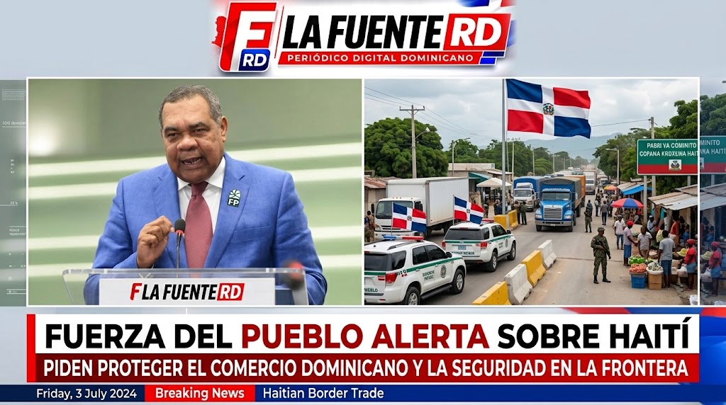 El secretario de Asuntos de Aduanas y Puertos de la Fuerza del Pueblo (FP), Orlando Espinosa. (FOTO CEDIDA POR LA FP)